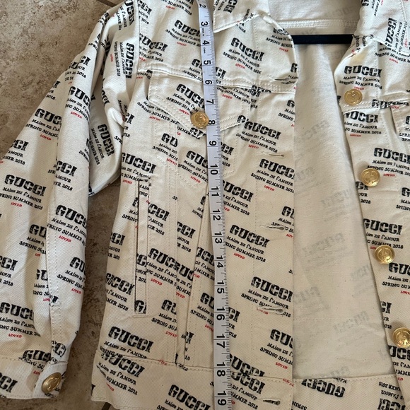 2018 GUCCIFY HYPNOTISM DENIM JACKET XS - Picture 6 of 8